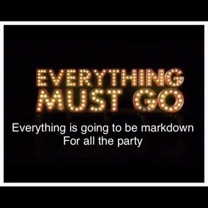 To everything is going on sale.